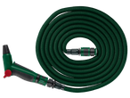 PARKSIDE® 15m Flexible Garden Hose Set with spray gun and connectors.