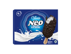 Chocolate ice cream box with cookie pieces, 4 pieces, 360 ml/256 g.