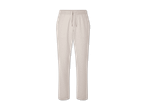 Beigefarbene Stoffhose.