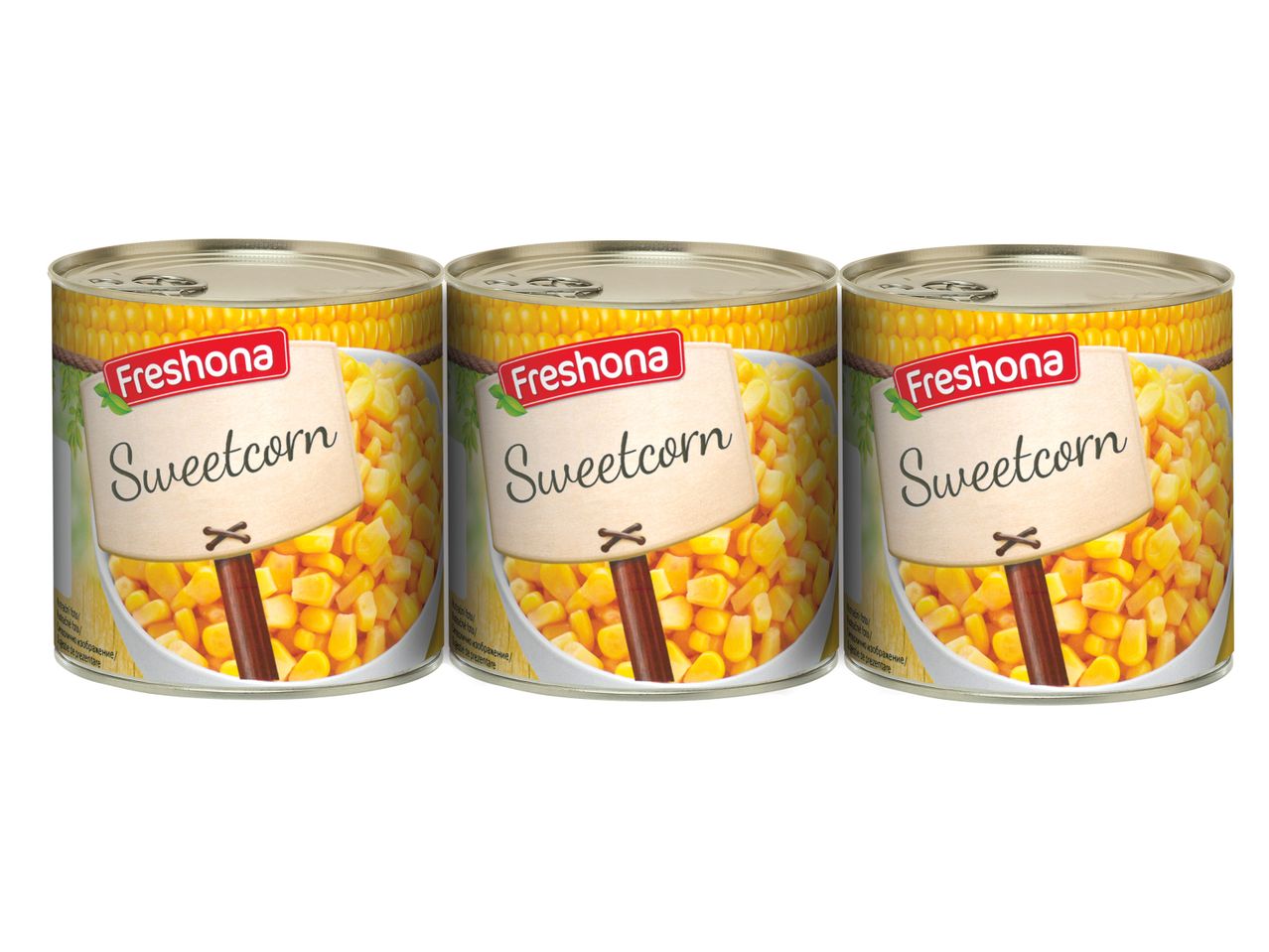 Царевица Freshona, естествено сладка, 3 х 285 g/опаковка