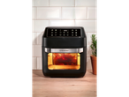 SilverCrest digital air fryer in a kitchen setting.