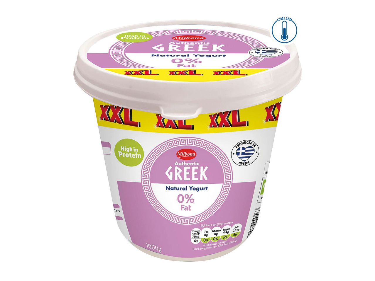 Milbona XXL Greek Strained Natural Yoghurt 0%