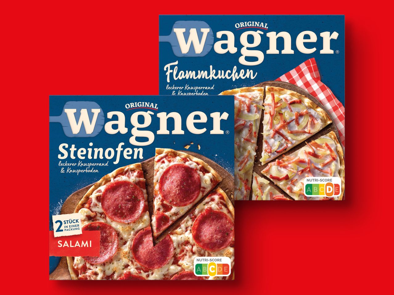 Gehe zu Vollbildansicht: Wagner Steinofen Pizza/Original Flammkuchen - Bild 1