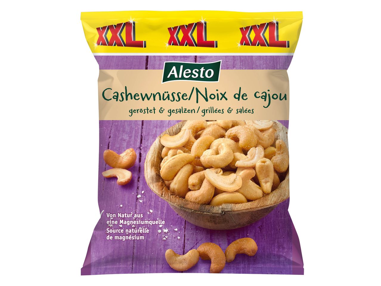 Alesso XXL noix de cajou grillées et salées.