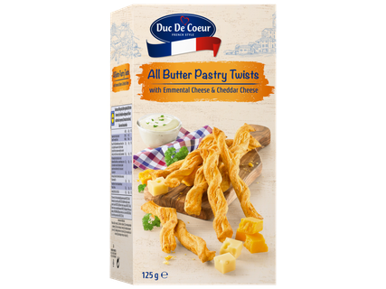 DUC DE COEUR Puff pastry twists