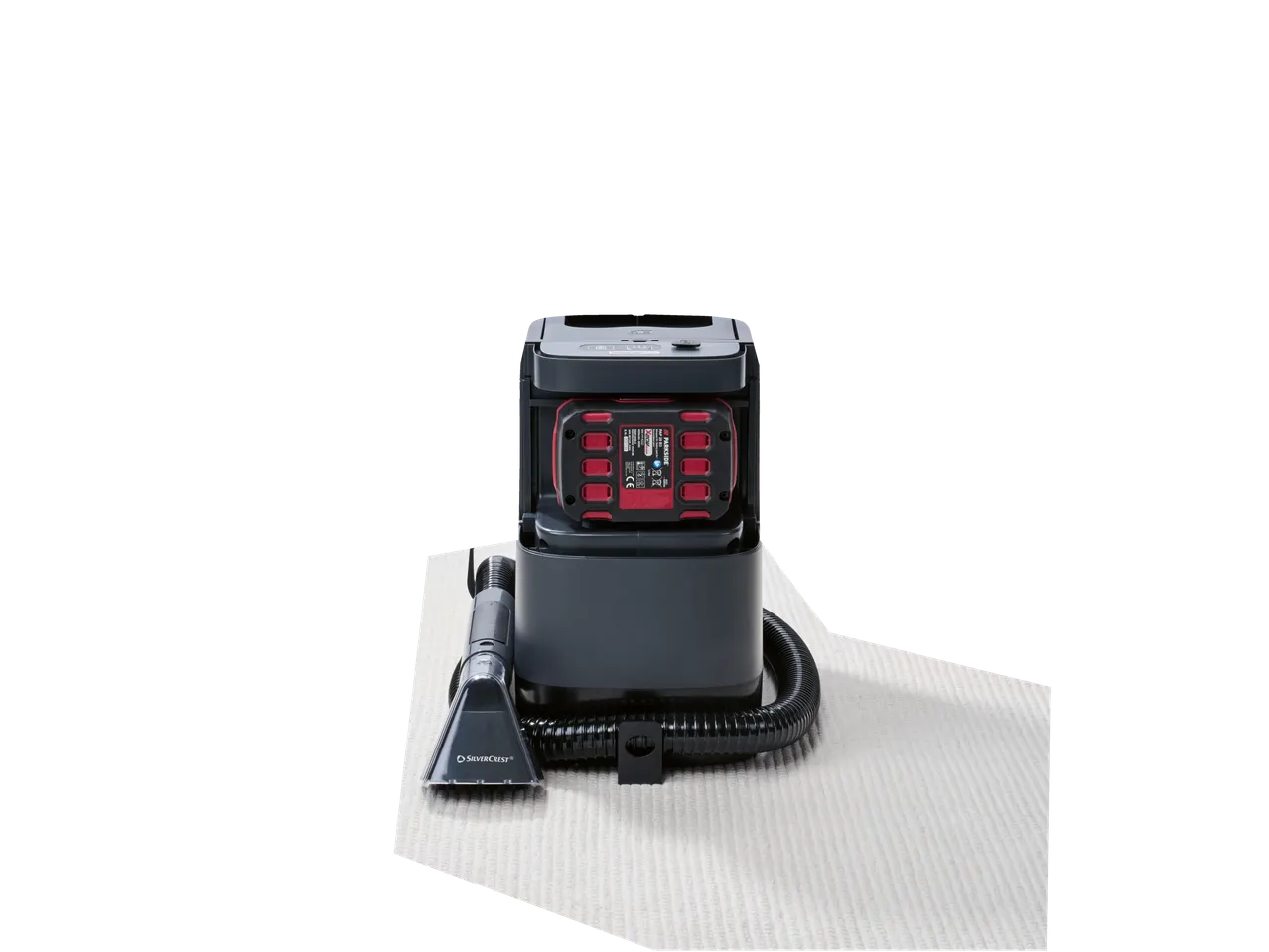 Aspirator de tapițerie și covoare cu acumulator Silvercrest® cu accesorii