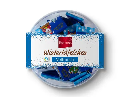 Favorina Wintertäfelchen Vollmilch