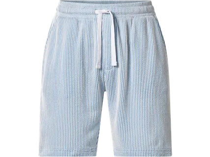 Pantaloni scurți bărbați, cu bumbac creponat