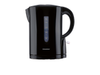 Fierbător electric SilverCrest negru de 1,7 litri.