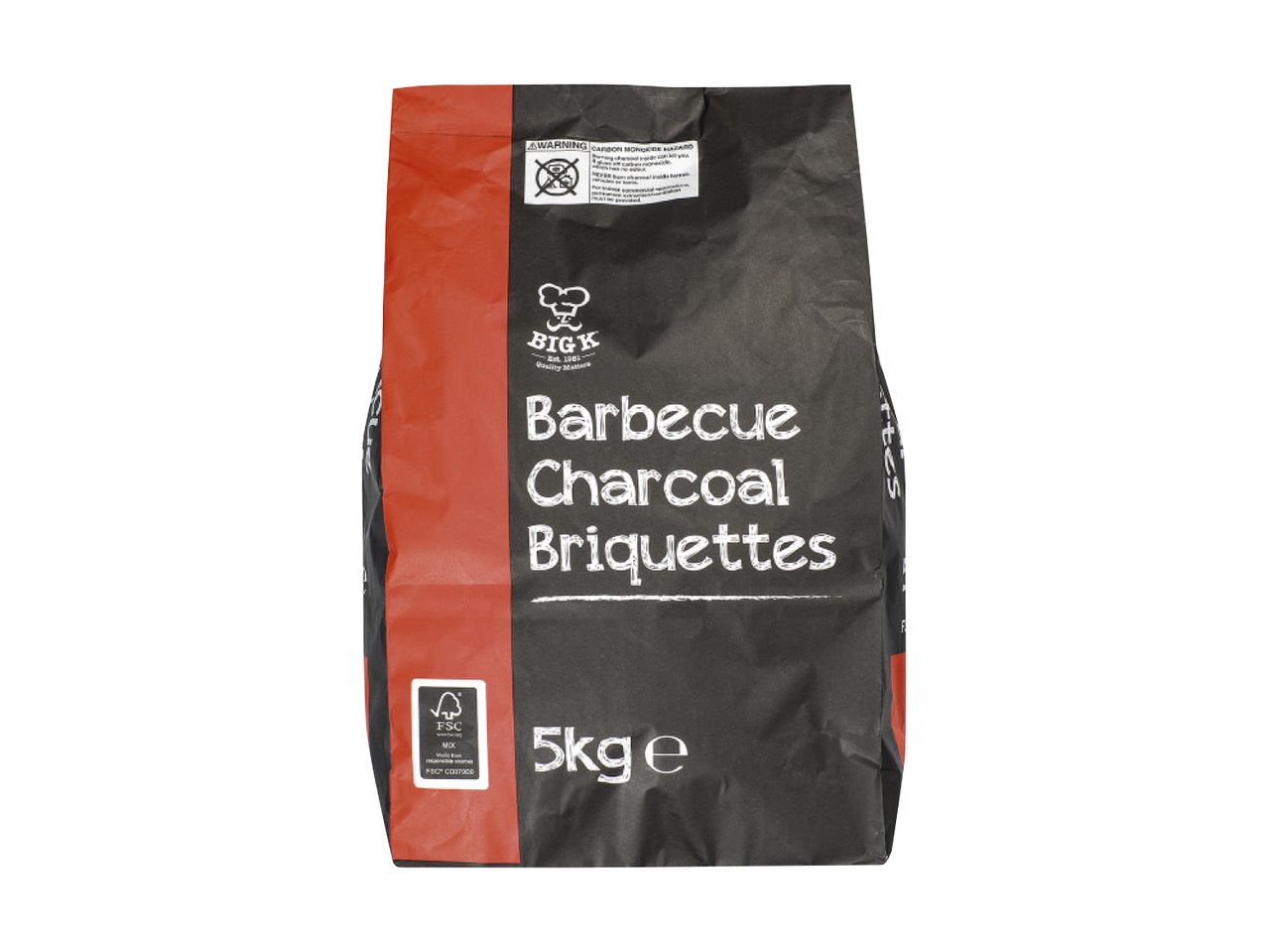 Go to full screen view: Big K Barbeque Charcoal Briquettes - Image 1
