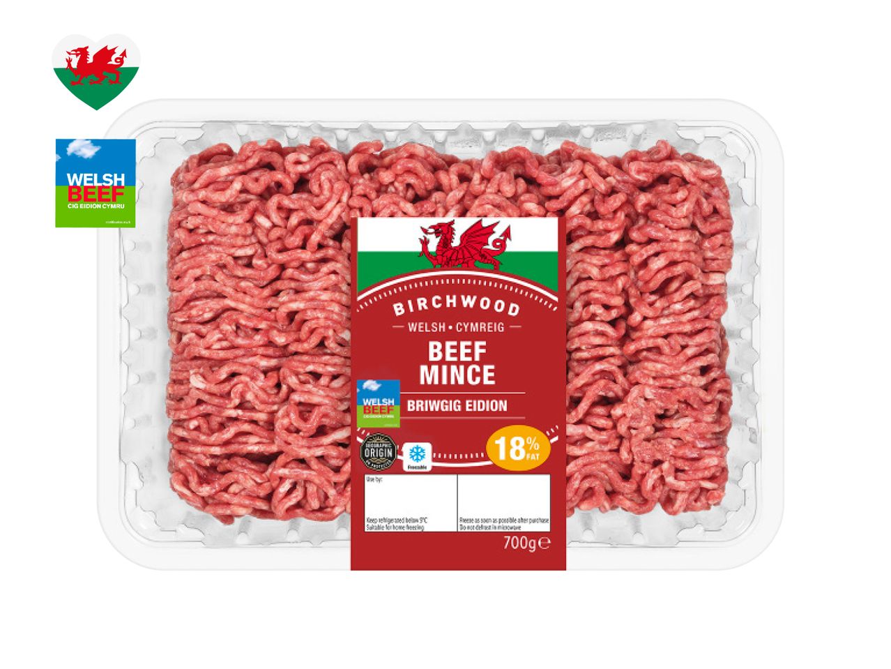 Go to full screen view: Birchwood Welsh 18% Beef Mince - Image 1