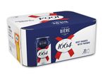 En 12-pakke øl med teksten 'BEST SHARED WITH FRIENDS' og 'PREMIUM PILSNER BIÈRE'.