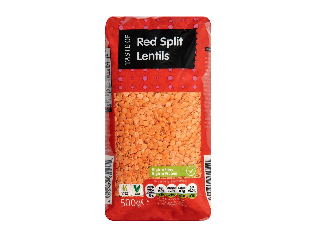 Go to full screen view: Taste Of Red Split Lentils - Image 1