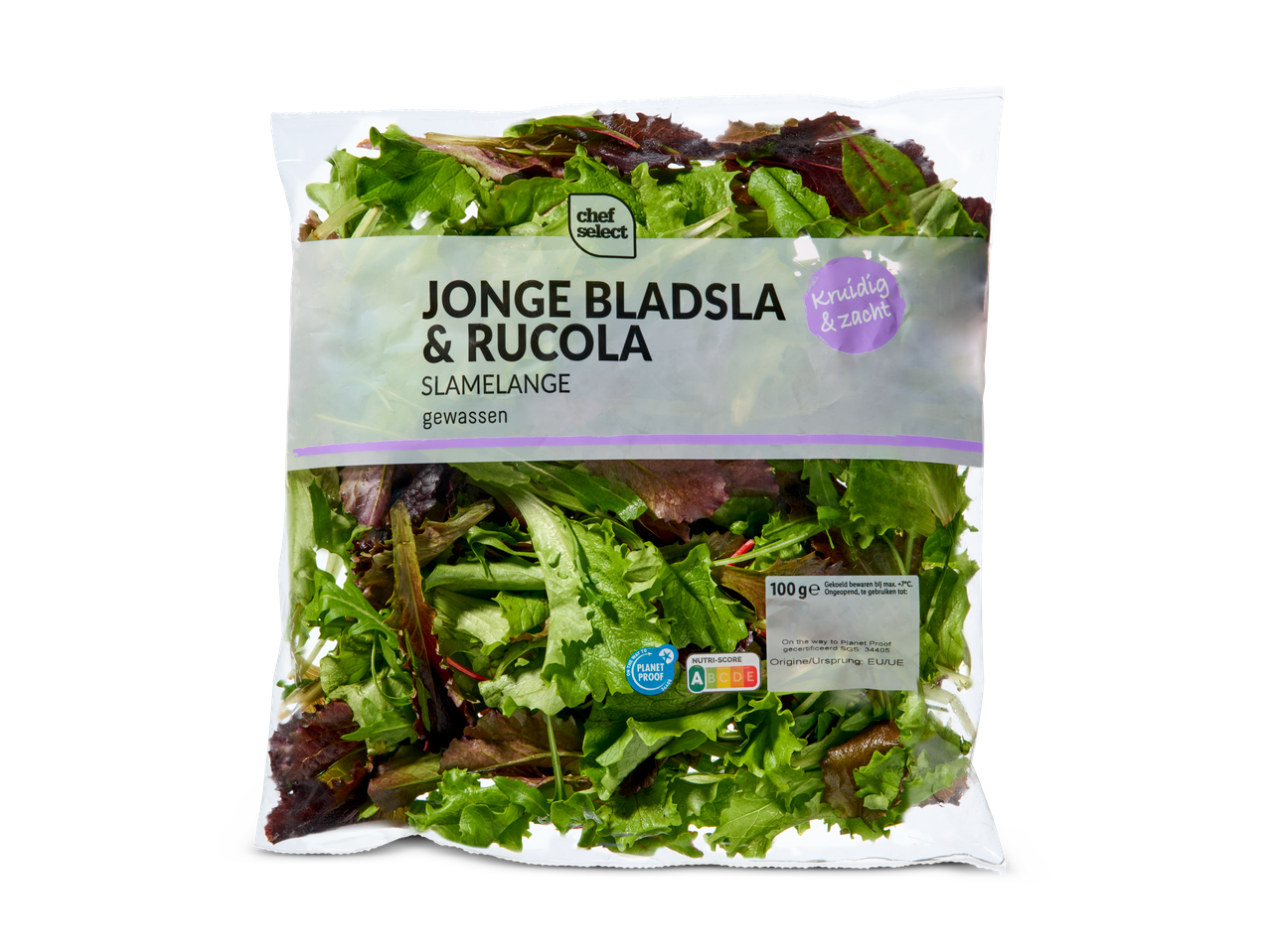 Ga naar volledige schermweergave: Jonge bladsla - afbeelding 1