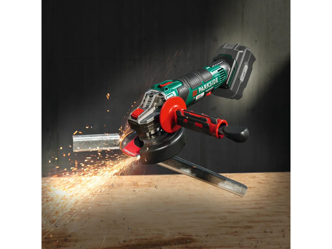 Go to full screen view: 20V Cordless Angle Grinder - Image 1