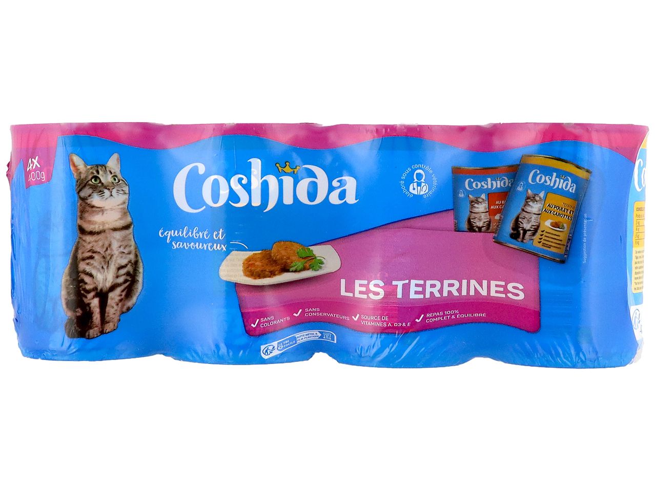 Terrines pour chat multipack