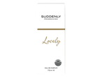Парфюм с надпис „Lovely“, 75 мл, без микропластмаса.