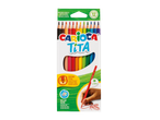 Set de 12 creioane colorate Carioca Tita.