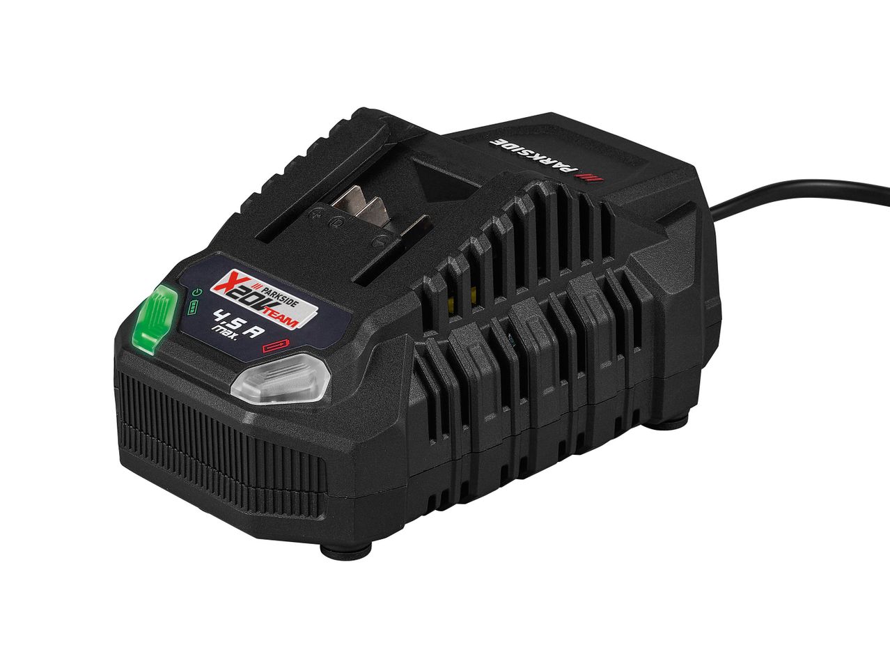 Parkside X20V Team akkutöltő, 4,5 A max.