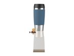Coffee thermos, coffee beans, and sweets.
