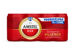 Rood multipack van 8 bieren van 330 ml met traditioneel pilsener.