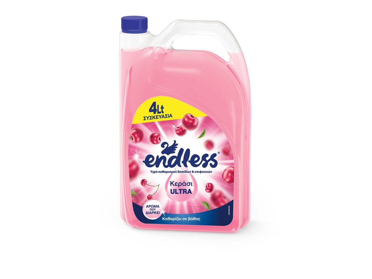 Υγρό καθαρισμού Endless, άρωμα κεράσι, 4lt.