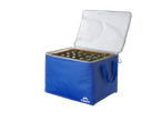 CRIVIT Cool Bag, blue, open with bottles inside