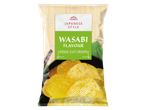 A bag of Japanese style wasabi flavour ridge cut crisps, 150g.