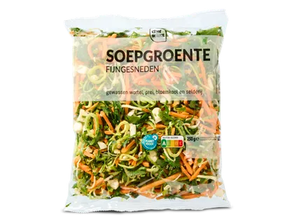 Fijngesneden soepgroente