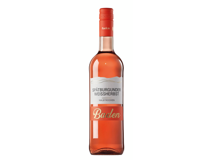 Spätburgunder Weißherbst Baden QbA, Roséwein, halbtrocken