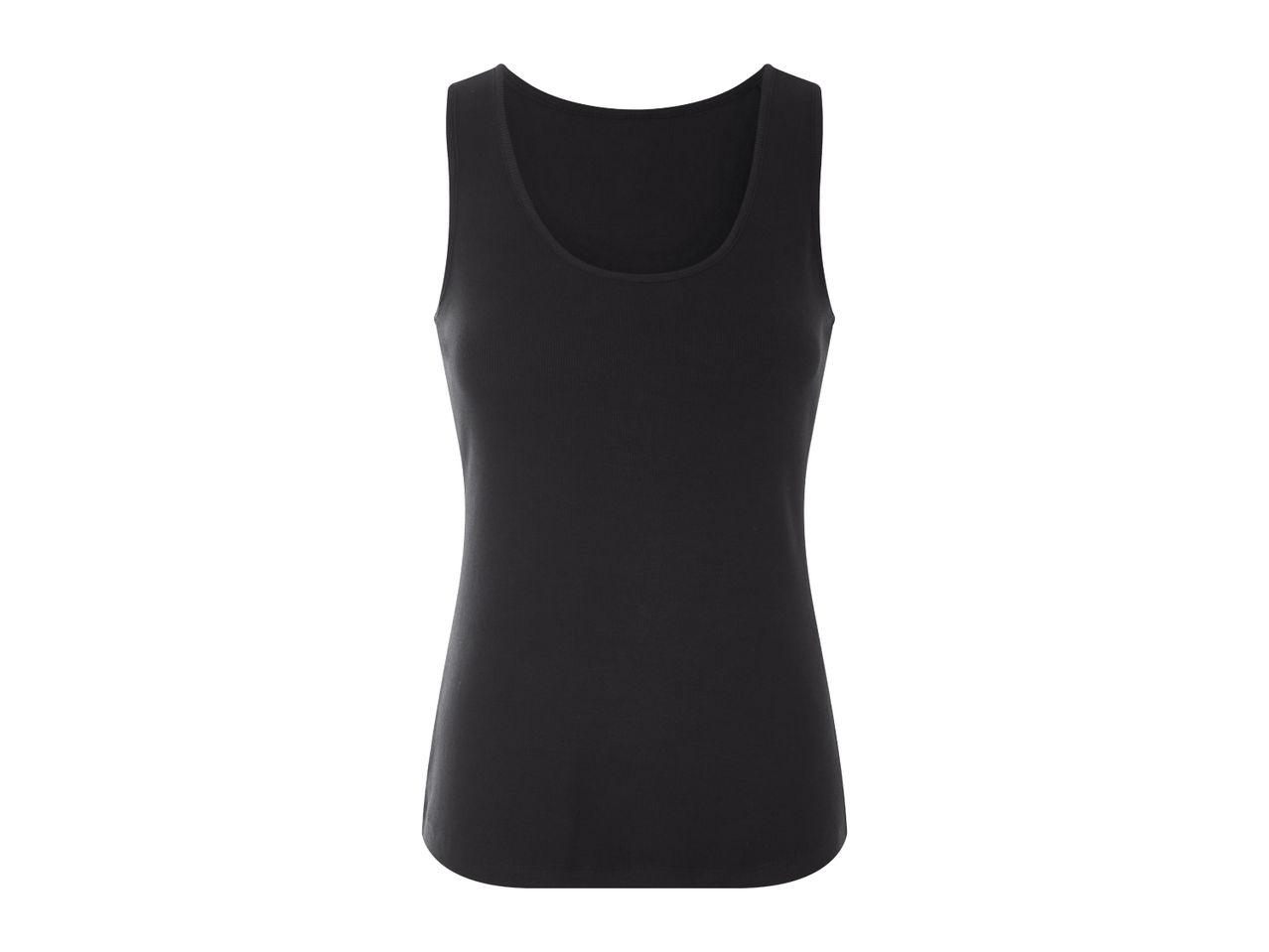 Esmara Ladies’ Black Vest Tops - 2 Pack