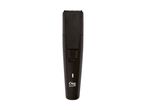 A black, cordless Wahl beard trimmer.