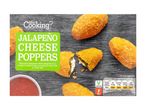 Jalapeño cheese poppers with a chilli dip, vegetarian and mild.
