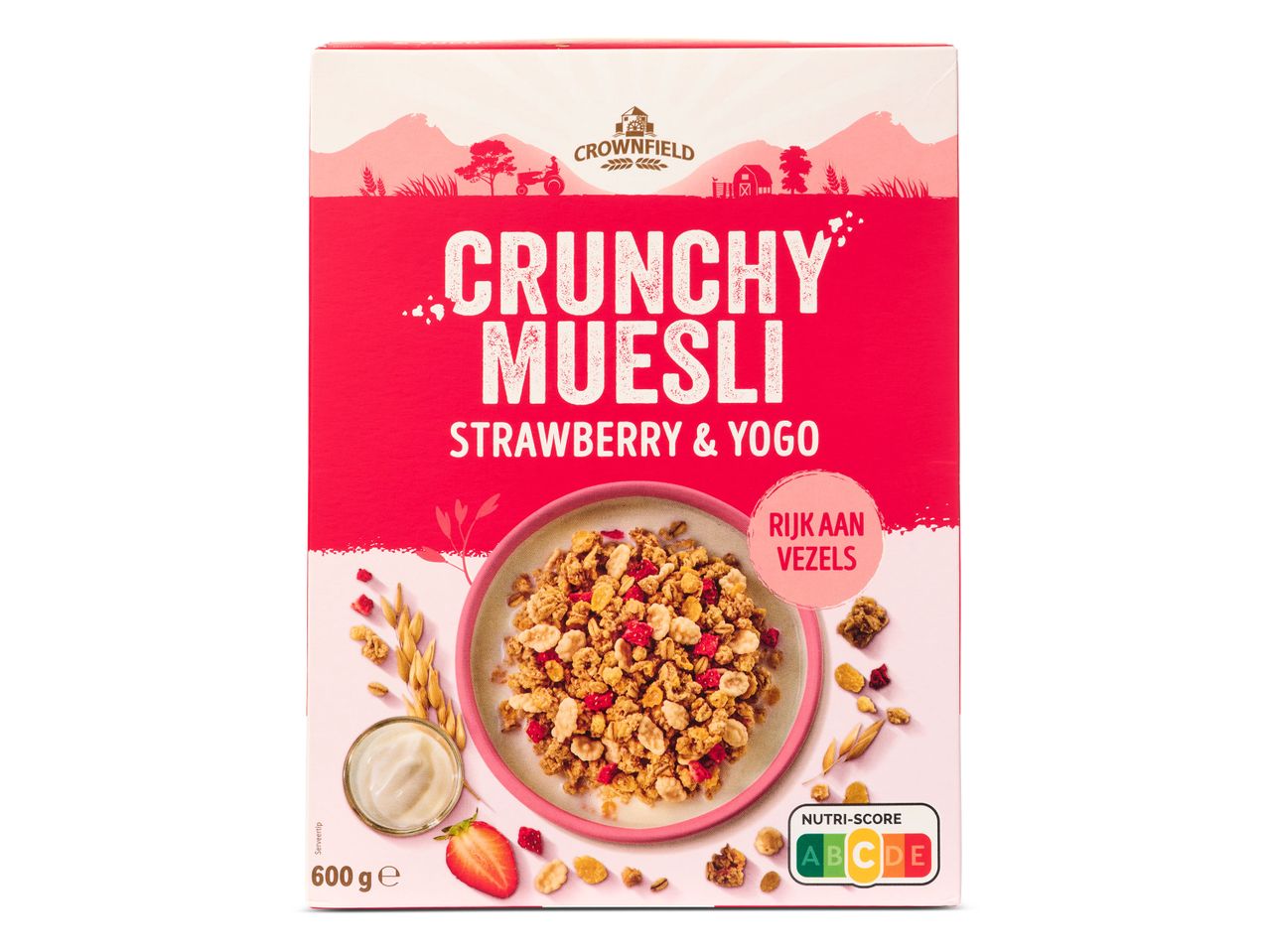 Ga naar volledige schermweergave: Crunchy muesli aardbei yoghurt - afbeelding 1