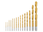 Drill bit set, various sizes.