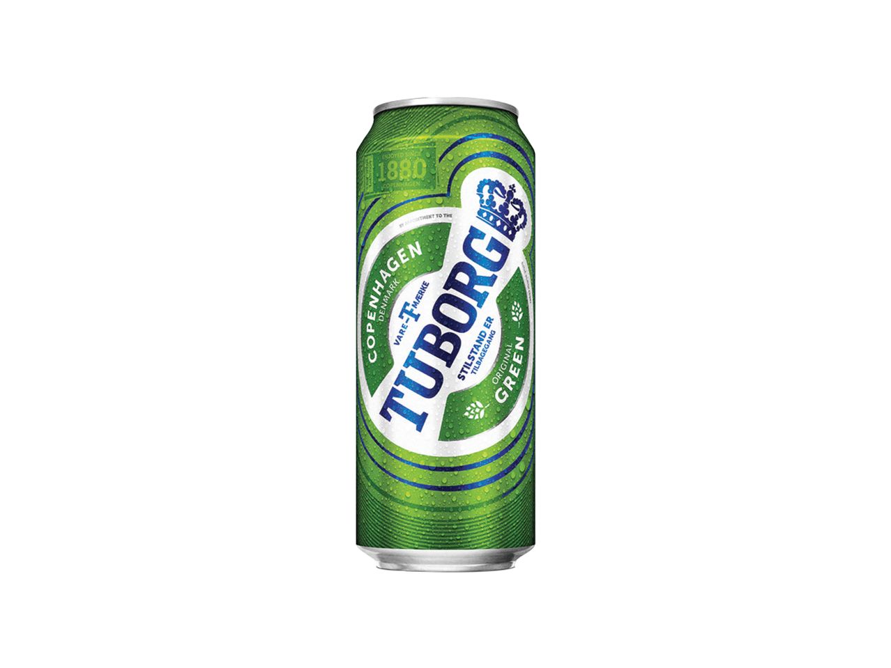 Konzerva Tuborg Green piva iz Kopenhagena.