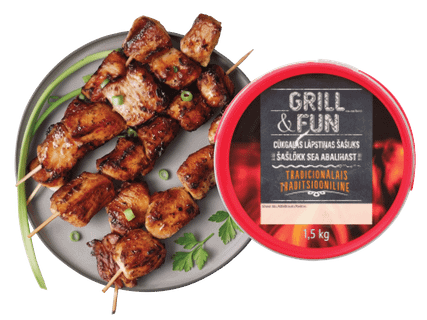 GRILL&FUN Sealiha abatükist šašlõkk