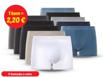 Pet Livergy muških bokserica u različitim bojama, cijena po komadu 2,20 €.
