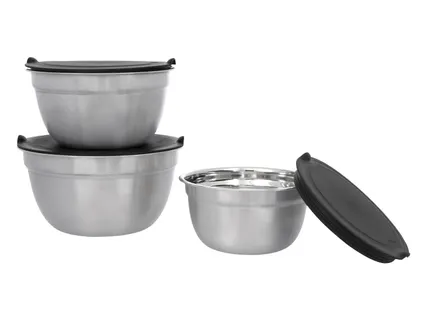 Nemesacél tálkészlet