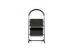 Parkside two-step ladder: metal frame, non-slip steps.