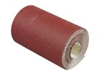 Roll of red sandpaper for sanding and finishing surfaces