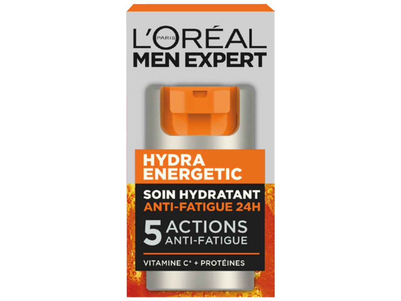 Soin hydratant L'Oréal Men Expert Hydra Energetic anti-fatigue.