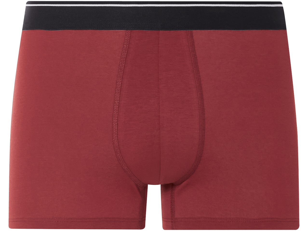 Slip boxer rossi di cotone.