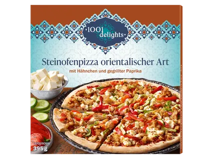 1001 delights Steinofenpizza orientalischer Art