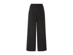 Black wide-leg trousers.