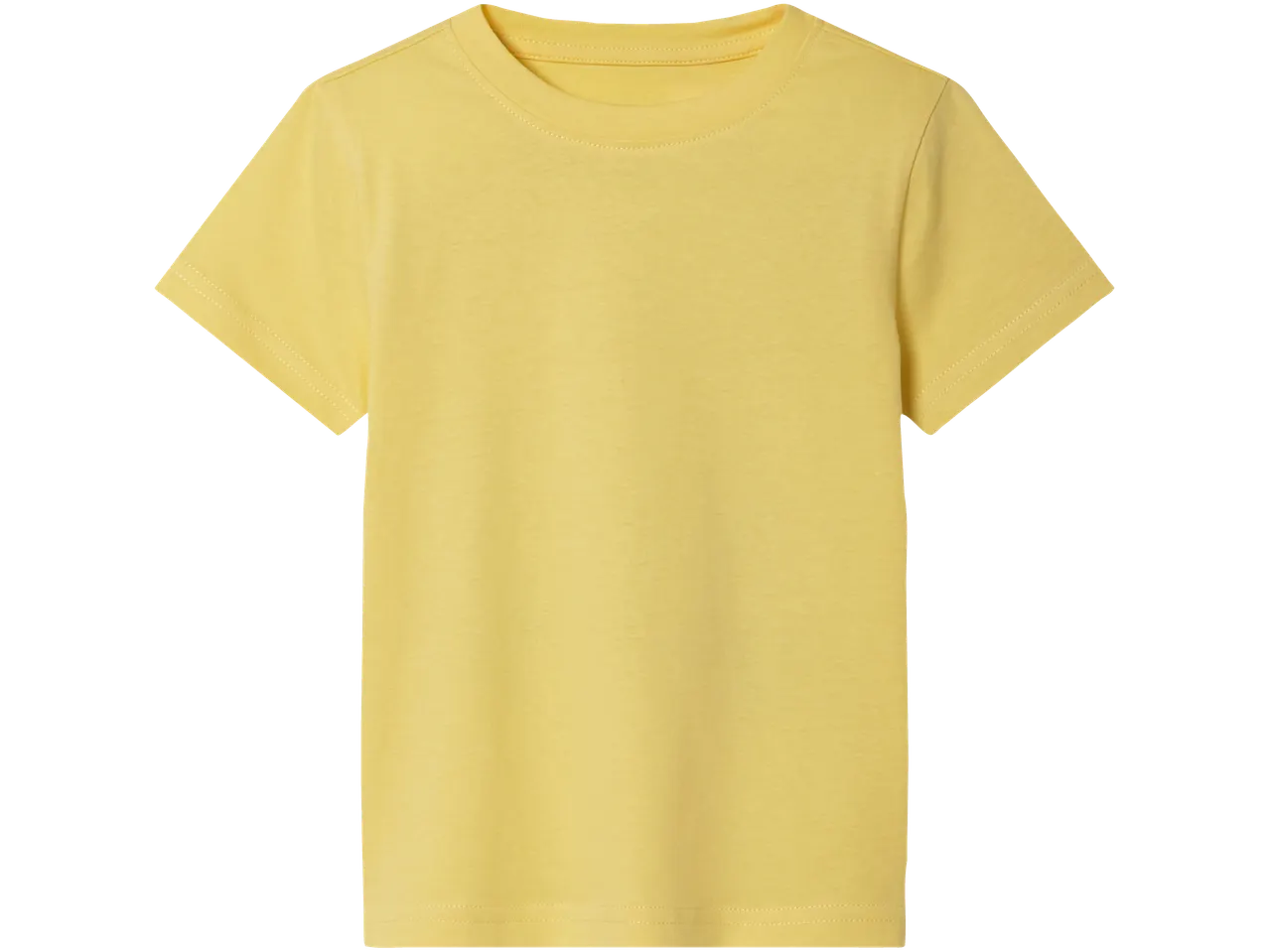 Κίτρινο παιδικό t-shirt με κοντά μανίκια.