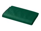Folded green garden furniture protective cover