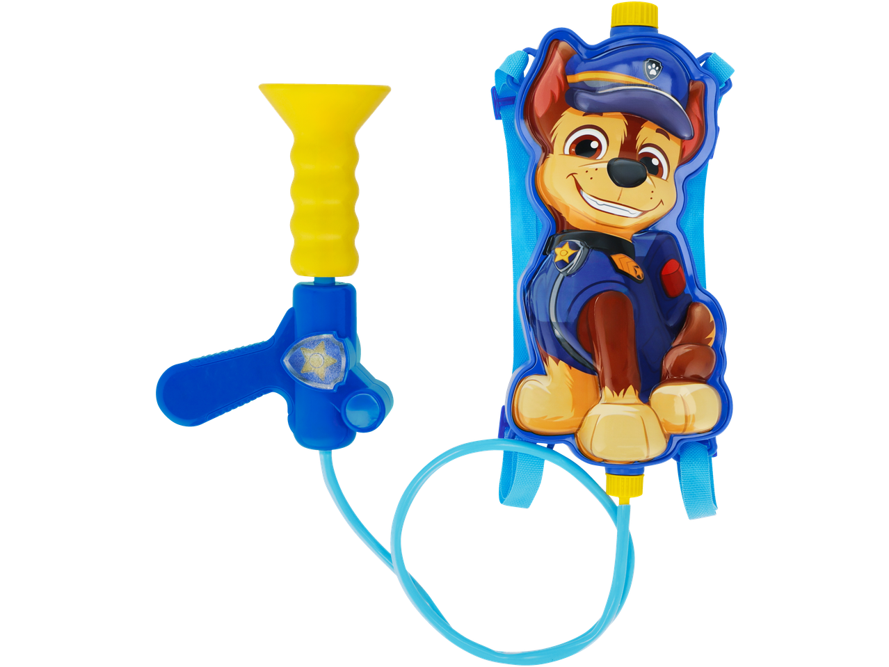 LUPILU vandens pistoletas su talpa, suformuota kaip Paw Patrol Chase.