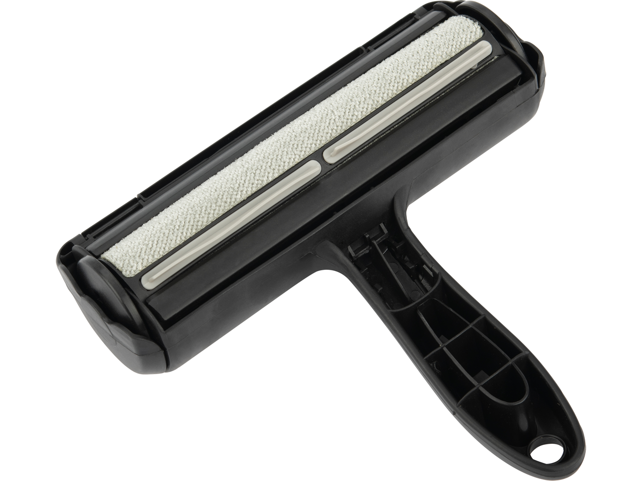 Zoofari® naminių gyvūnėlių plaukų valiklis juodos spalvos su baltu voleliu