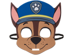Paw Patrol Chase character mask with a blue police hat.